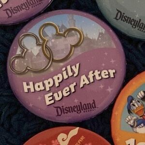 Disneyland Happily Ever After Button